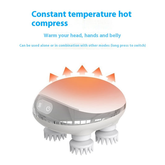 SootheHues™ SereneScalp 3D Octopus Massager - Stress Relief & Deep Sleep Aid