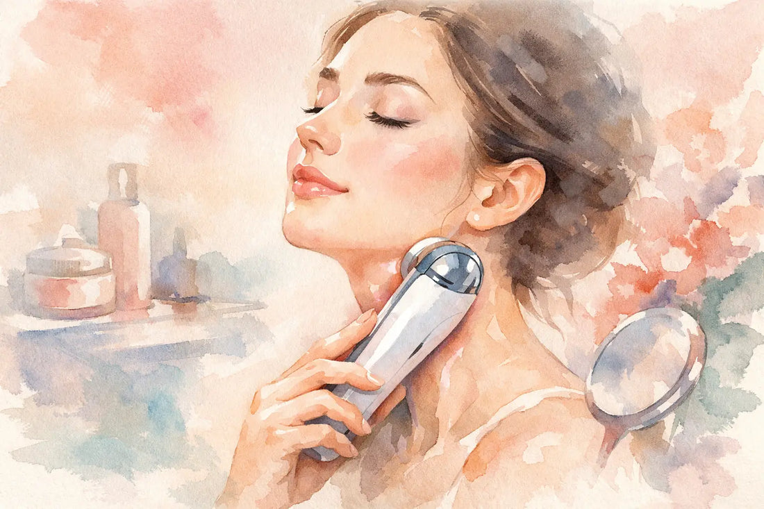 How to Use a Face and Neck Beauty Device