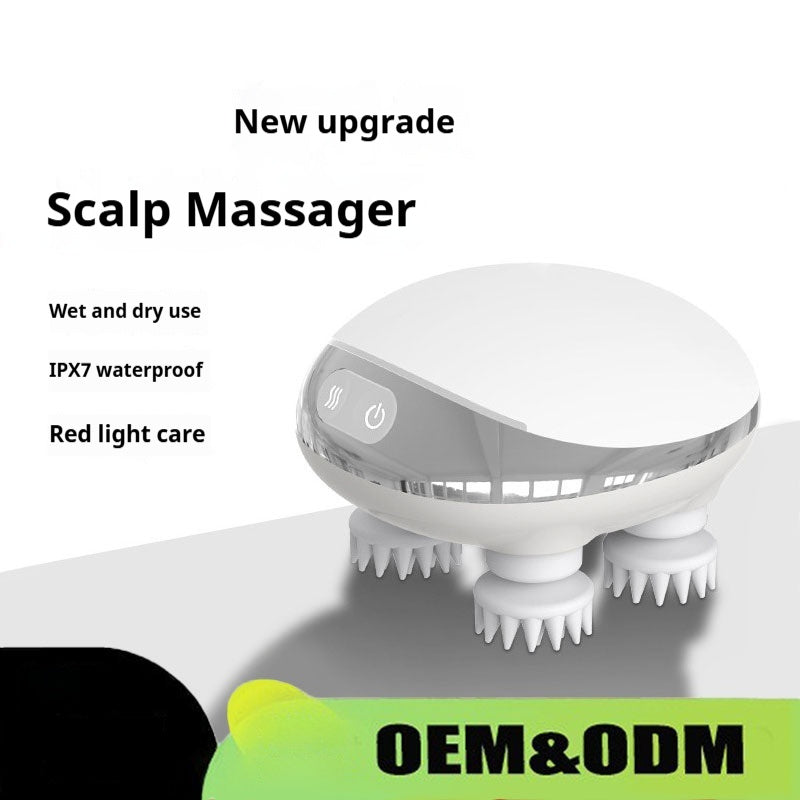 SootheHues™ SereneScalp 3D Octopus Massager - Stress Relief & Deep Sleep Aid