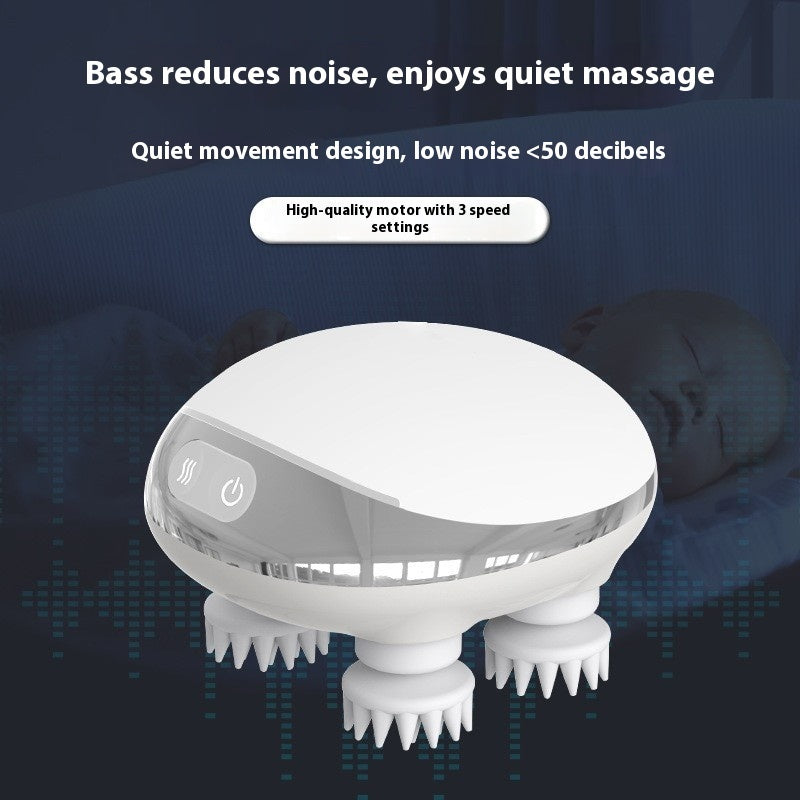 SootheHues™ SereneScalp 3D Octopus Massager - Stress Relief & Deep Sleep Aid