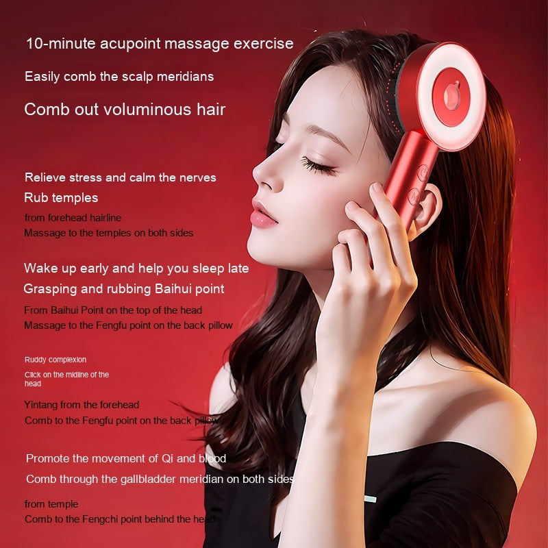 SootheHues™ Fluffy Comb Scalp Massager